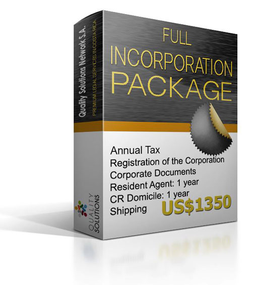 Full Incorporation Package in Costa Rica